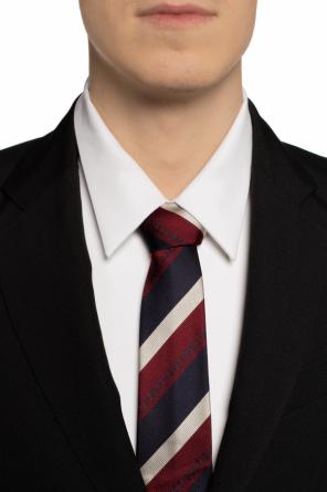 Ribbed 'sylvie web' motif tie, zdjęcie 2 Ribbed 'sylvie web' motif tie od Gucci